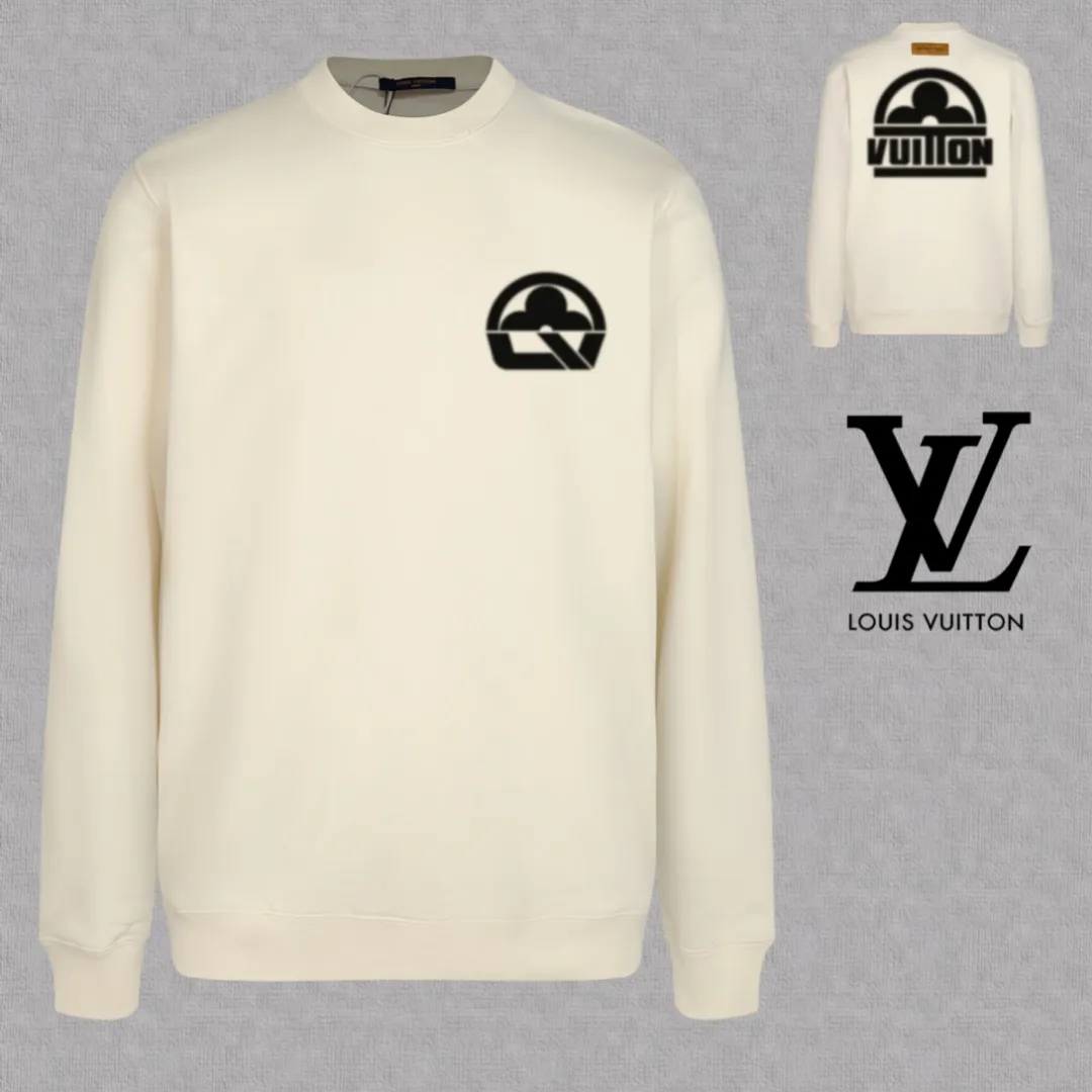 🅿️250 hot style on the shelves🔥❗ 💫〖Louis Vuitton LV〗 Fashionable round neck sweatshirt, casually matched with various styles, it is perfectly handsome😎The whole dress is made of double waistcoats, which makes the whole dress more three-dimensional. Not ordinary factories can do such fine work. The 2025 spring style counters are on sale, exquisite round neck terry sweatshirt, high-end double-strand pure cotton Customized drawstring ribs are dyed in the same vat and are complete with three standards. The chest craftsmanship adopts a simple and elegant pattern on the chest, which is easy to control for any age group! Fit and comfortable! Customized thickened 440g terry sweatshirt fabric, soft and comfortable to the touch, with a three-dimensional shape! 🙌🏻 It’s also very breathable, so it’s a versatile style that can be worn with any outfit! ✔Color: Black White Apricot Size: S M L XL 2XL